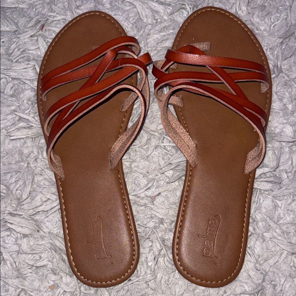 brown never worn sandals